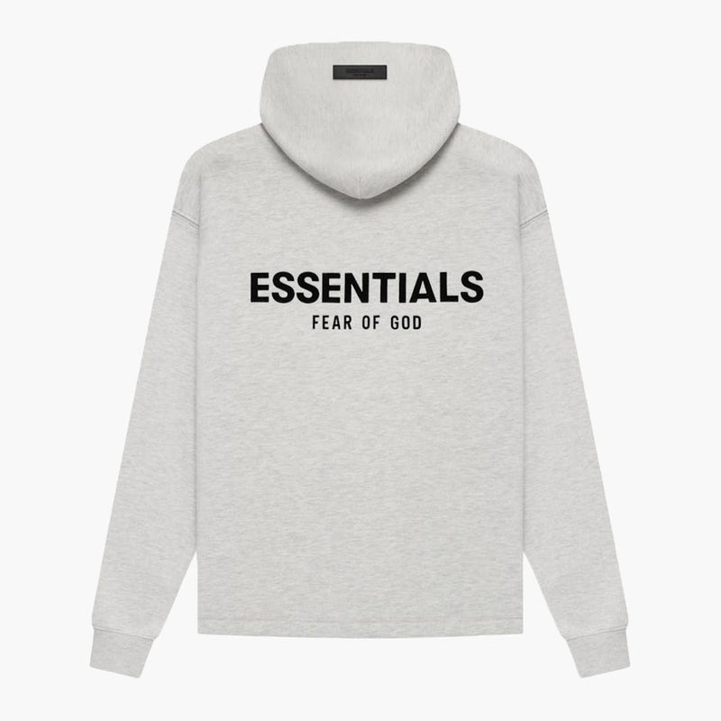 Fear of God Essentials Hoodie Relaxed Light Oatmeal (SS22) back