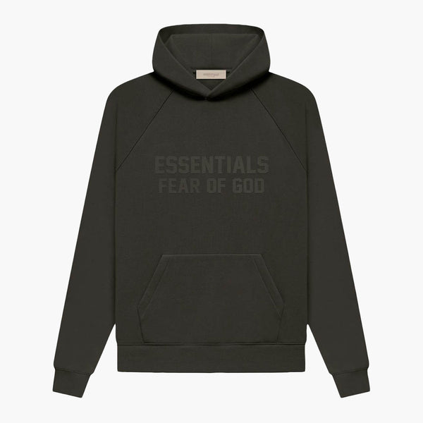 Fear of God Essentials Hoodie Off Black (FW22)