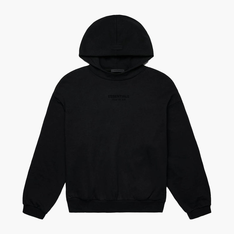 Fear of God Essentials Hoodie Jet Black (FW23)