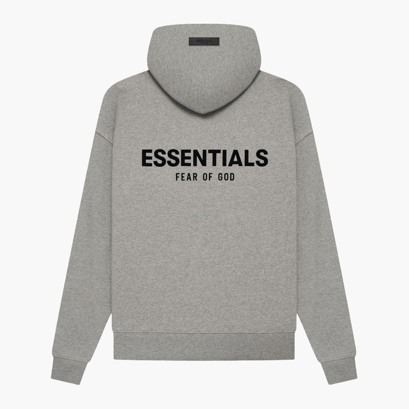 Fear of God Essentials Hoodie Dark Oatmeal (SS22) back