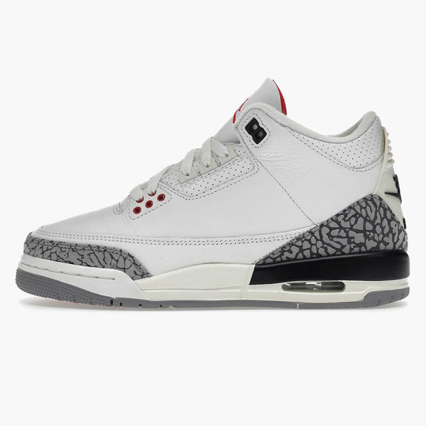 Air Jordan 3 GS di cemento bianco reinventato