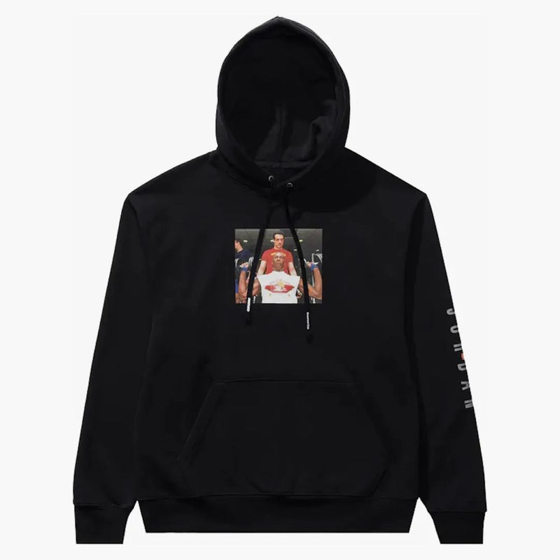 Jordan X Undefeated Weights Hoodie Black