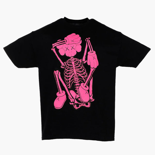 Kaws Skeleton New Fiction Shirt Black