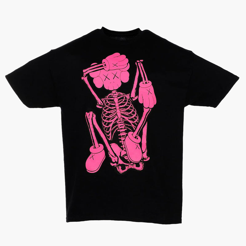 Kaws Skeleton New Fiction Shirt Black