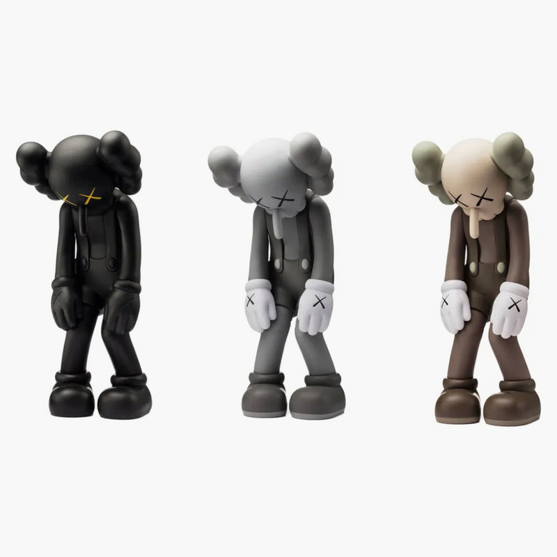 Kaws Small Lie Companion Vinyl Figure Black/grey/brown Set