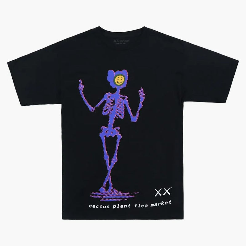 Kaws X Cactus Plant Flea Market T-shirt Black