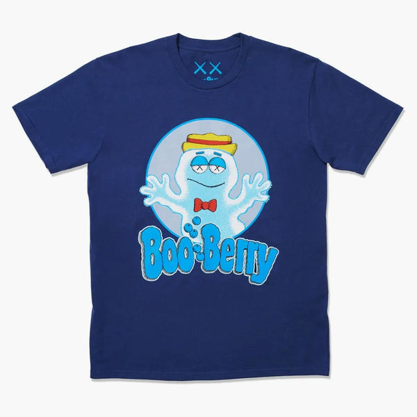 Kaws X Monsters Boo Berry T-shirt Blue