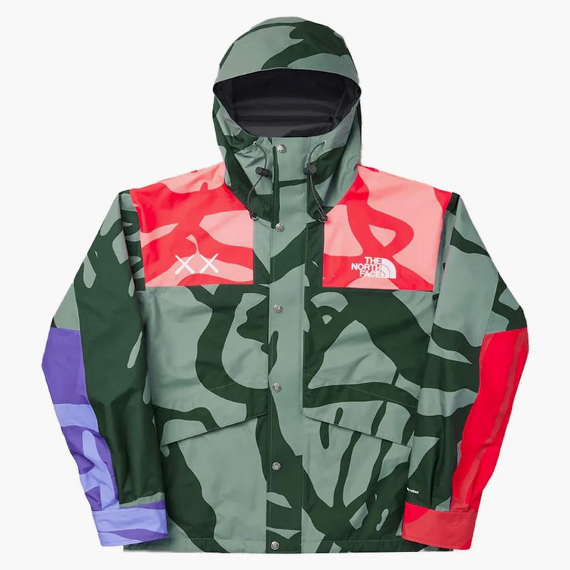 Kaws X The North Face Retro 1986 Mountain Jacket Balsam Green 86 Print