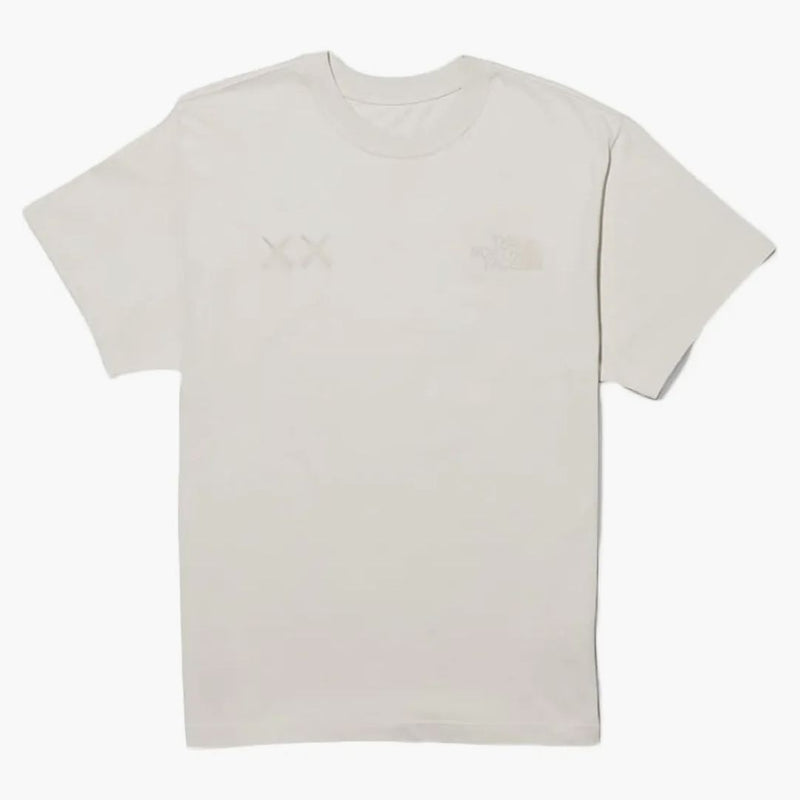 Kaws X The North Face T-shirt Moonlight Ivory