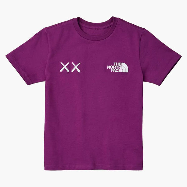 Kaws X The North Face Youth Tee Pamplona Purple