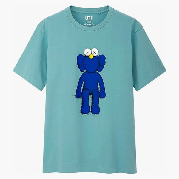 Kaws X Uniqlo Blue Bff Tee (us Sizing) Green