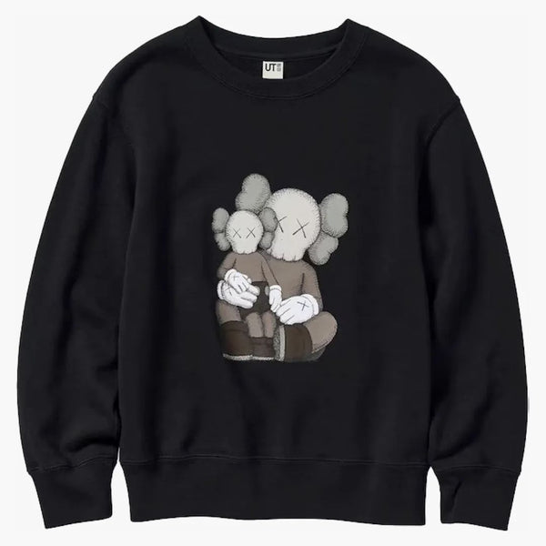 Kaws X Uniqlo Kids Longsleeve Sweatshirt (us Sizing) Black