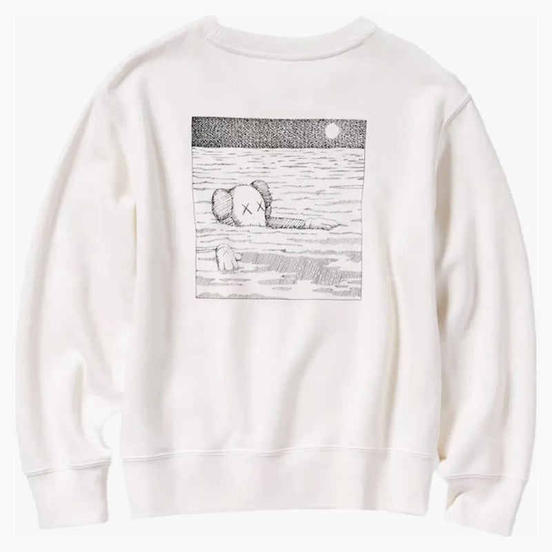 Kaws X Uniqlo Kids Longsleeve Sweatshirt (us Sizing) Off White