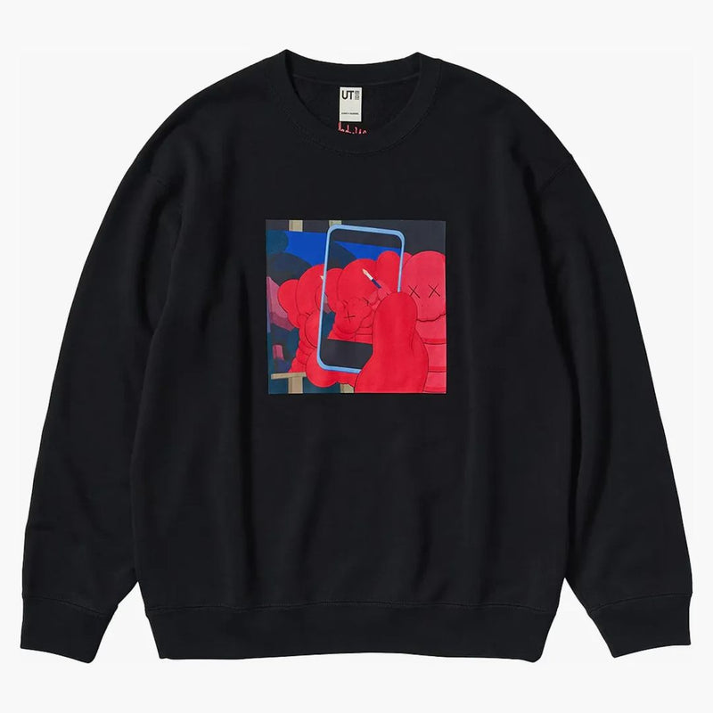 Kaws X Uniqlo Warhol Graphic 476119 Sweatshirt Black