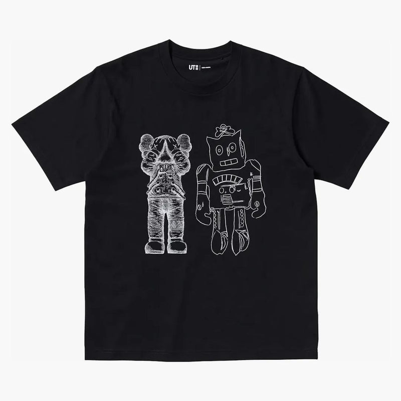 Kaws X Uniqlo Warhol Ut Graphic 476351 T-shirt Black