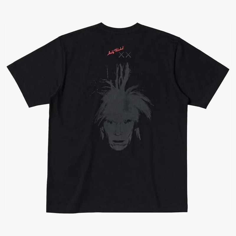 Kaws X Uniqlo Warhol Ut Graphic 476352 T-shirt Black