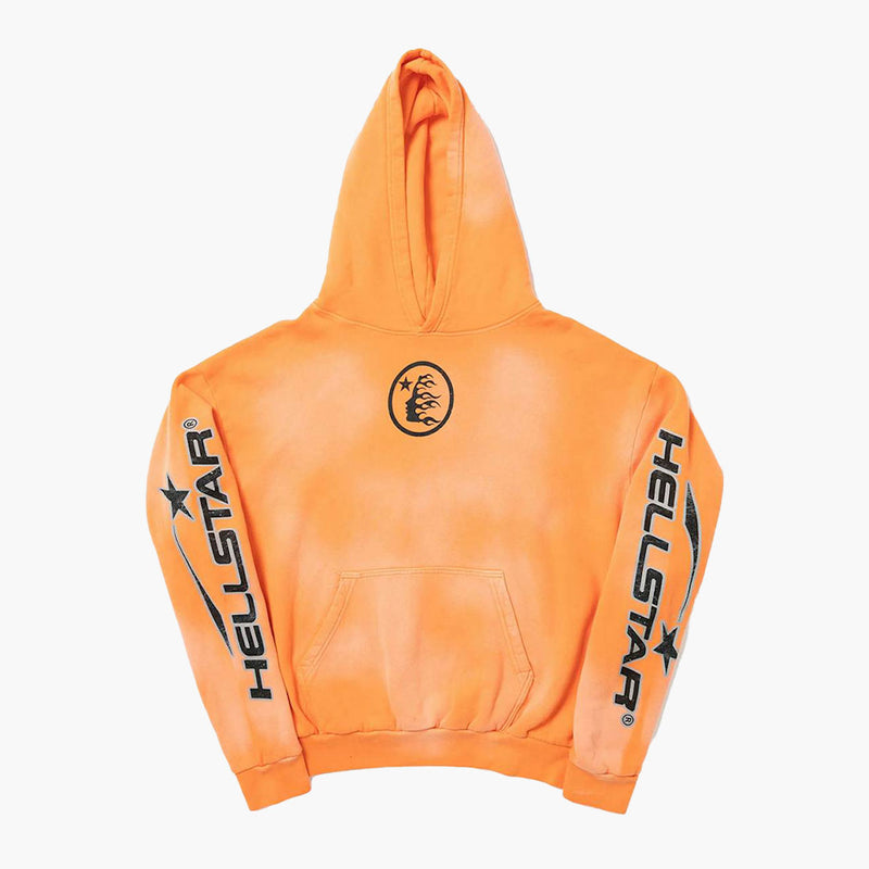 Hellstar Fire Orange Hoodie