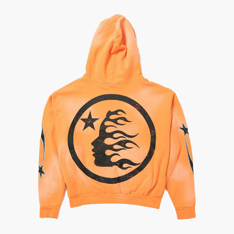 Hellstar Fire Orange Hoodie