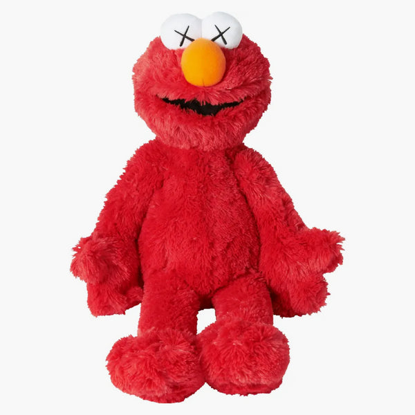 Kaws Sesame Street Uniqlo Elmo Plush Toy Red