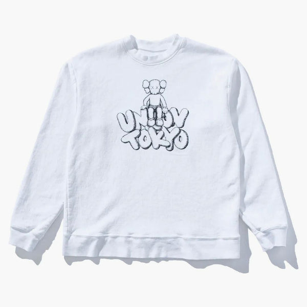 Kaws X Union Tokyo Crewneck White