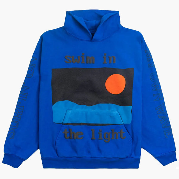 CPFM X Kid Cudi Swim in the Light Rowling Lous Hoodie Blue