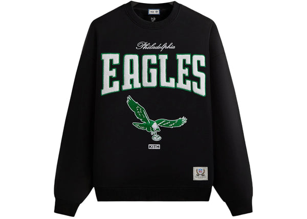 Kith X Nfl 47 Eagles Nelson Crewneck Black