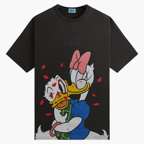 Kith Disney Donald Duck Smooch Vintage Tee Black