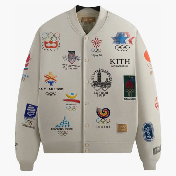 Kith Olympics Heritage Marvin Bomber Jacket Sandy Heather