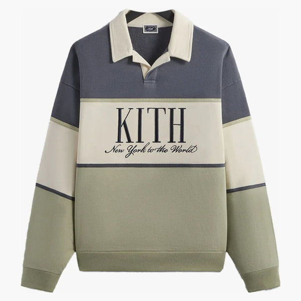 Kith Panelled Nelson Collared Pullover Asteroid