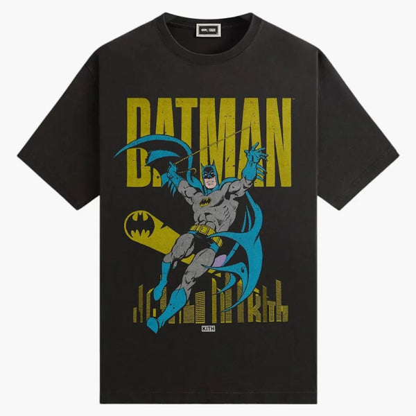 Kith X Batman Classic Vintage Tee Black