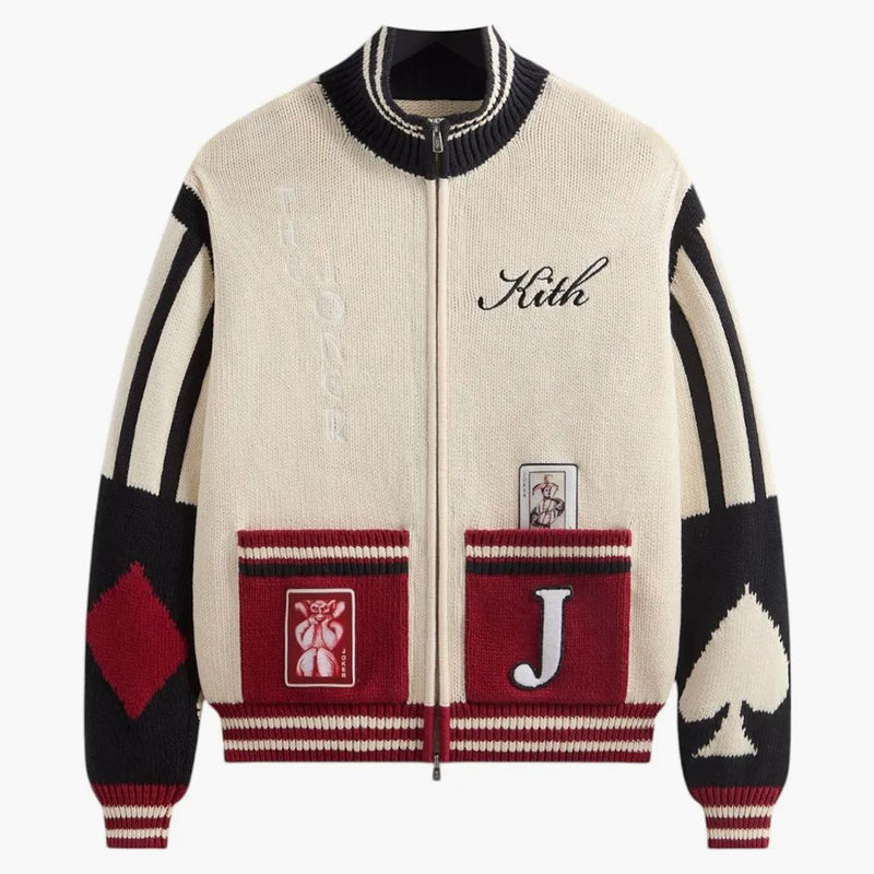 Kith X Batman Joker Wyona Full Zip Sweater Sandrift