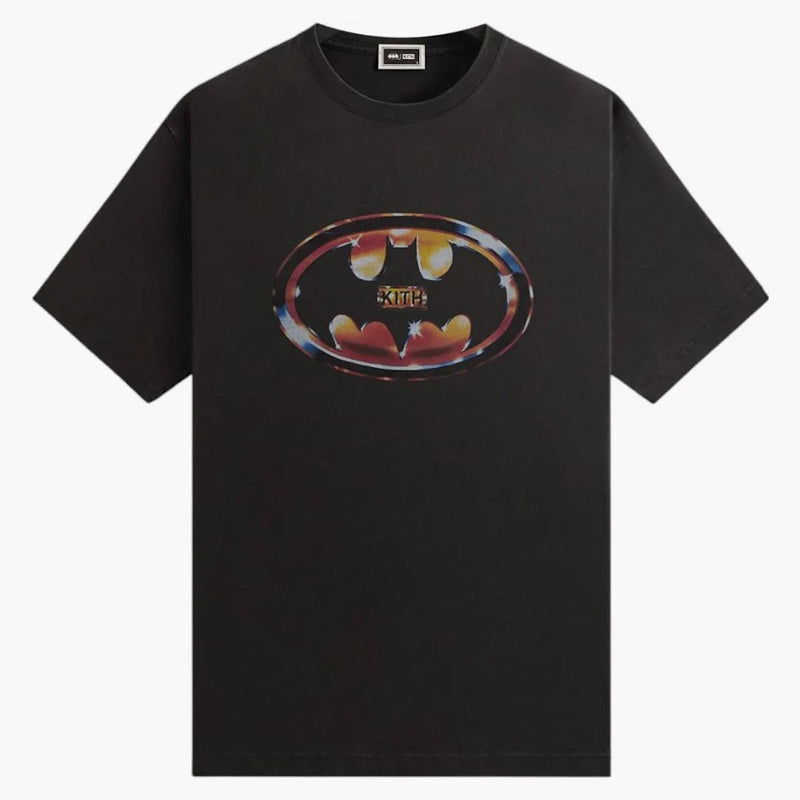 Kith X Batman Logo Vintage Tee Black