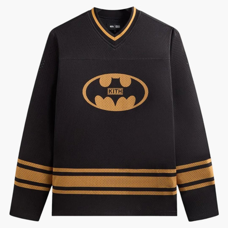 Kith X Batman Long Sleeve Malik Jersey Black