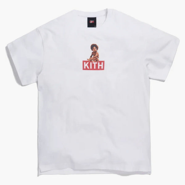 Kith X Biggie Classic Logo Tee White