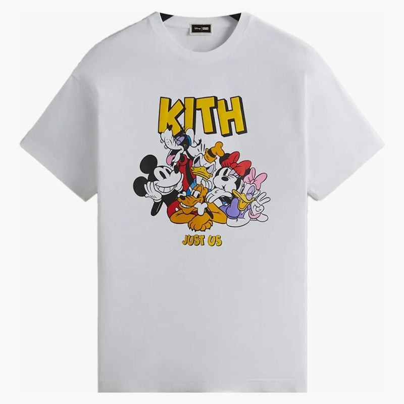 Kith X Disney Mickey & Friends It's All Love Vintage Tee White