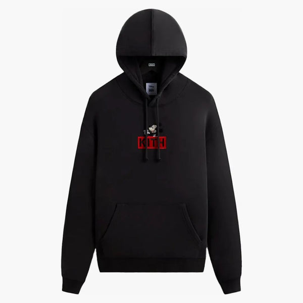 Kith X Disney Mickey & Friends Mickey Classic Logo Hoodie Black