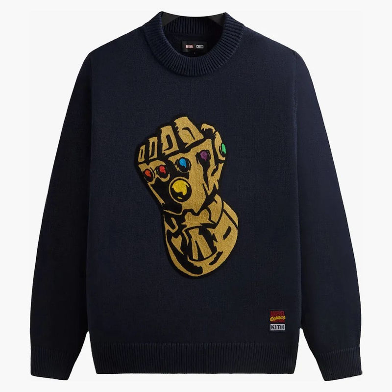 Kith X Marvel Thanos Lewis Crewneck Sweater Nocturnal