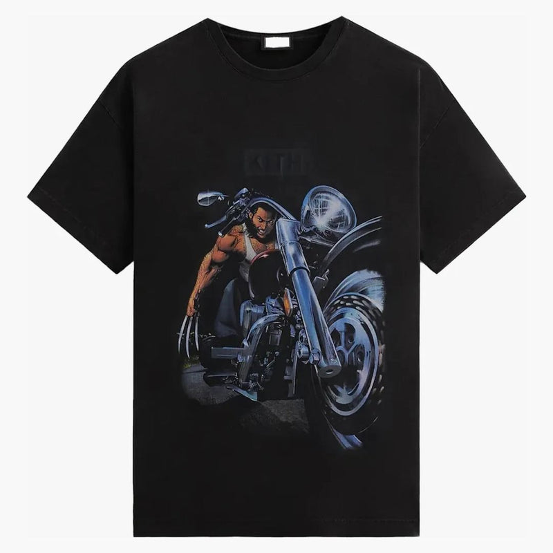 Kith X Marvel X-men Chopper Vintage Tee Black Ph