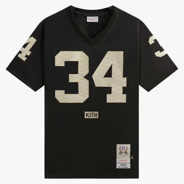 Kith X Mitchell & Ness Nfl Bo Jackson Jersey Black