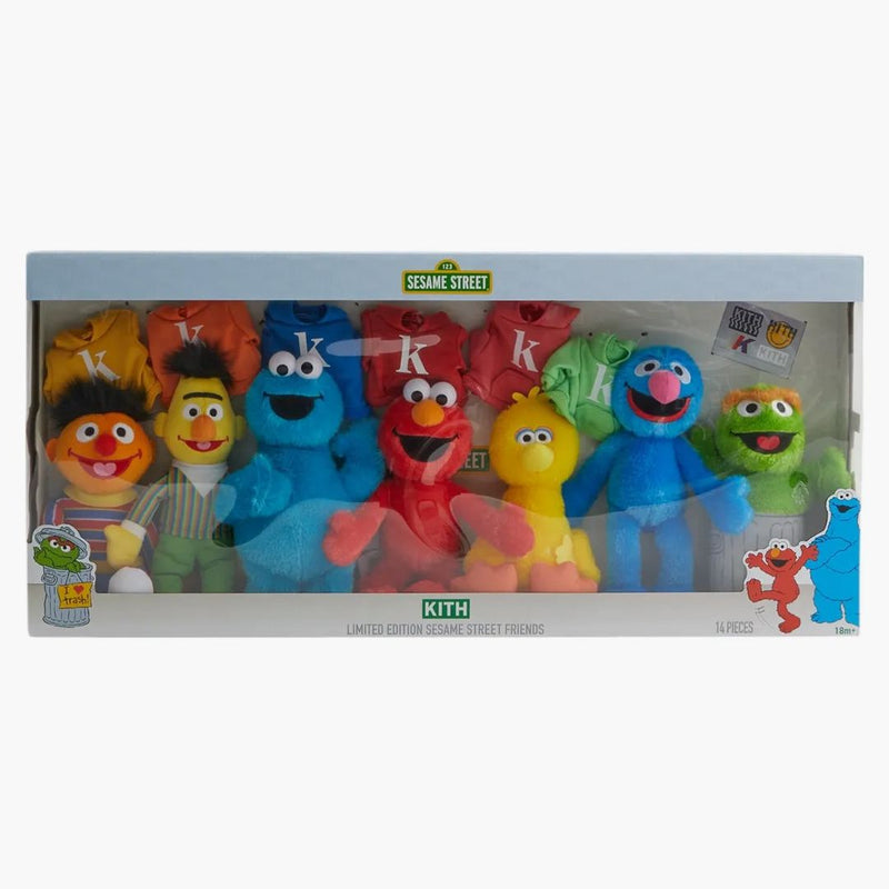 Kith X Sesame Street Plush Set Multi