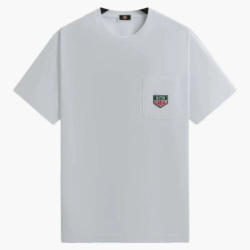 Kith X Tag Heuer Formula 1 Badge Pocket Tee White