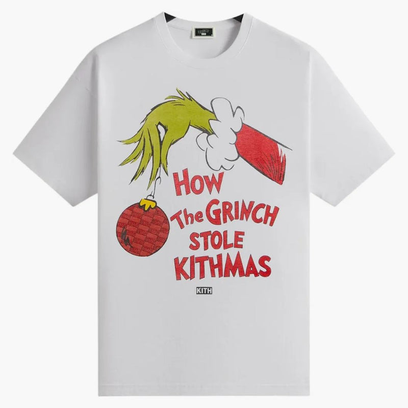 Kith X The Grinch Book Title Vintage Tee White