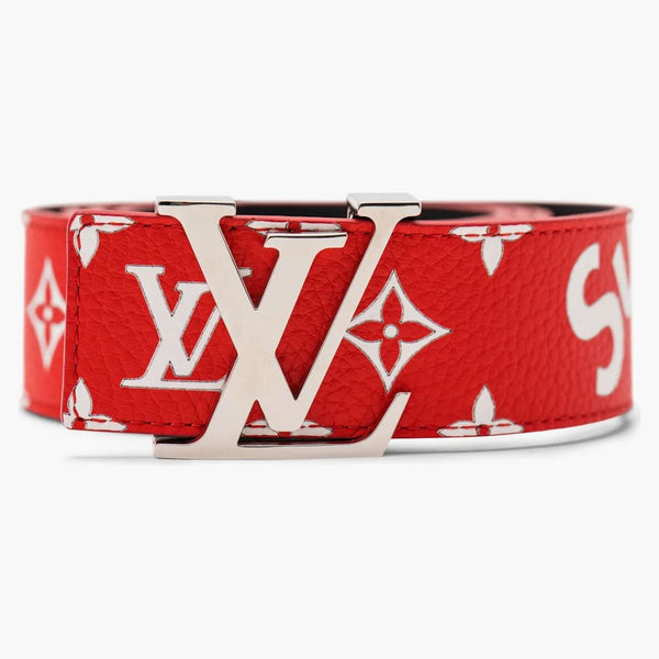 Louis Vuitton X Supreme Initiales Belt 40 Mm Monogram Red