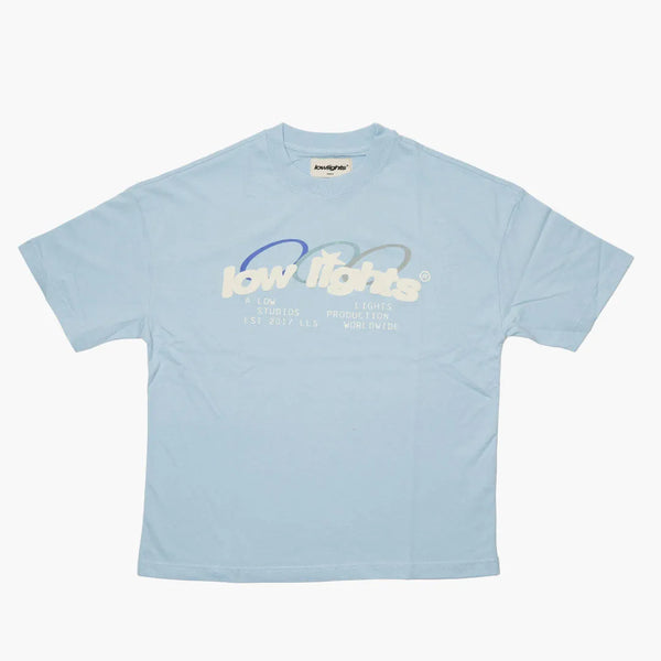 Low Lights Studios Arctic Ring Logo Tee Sky Blue