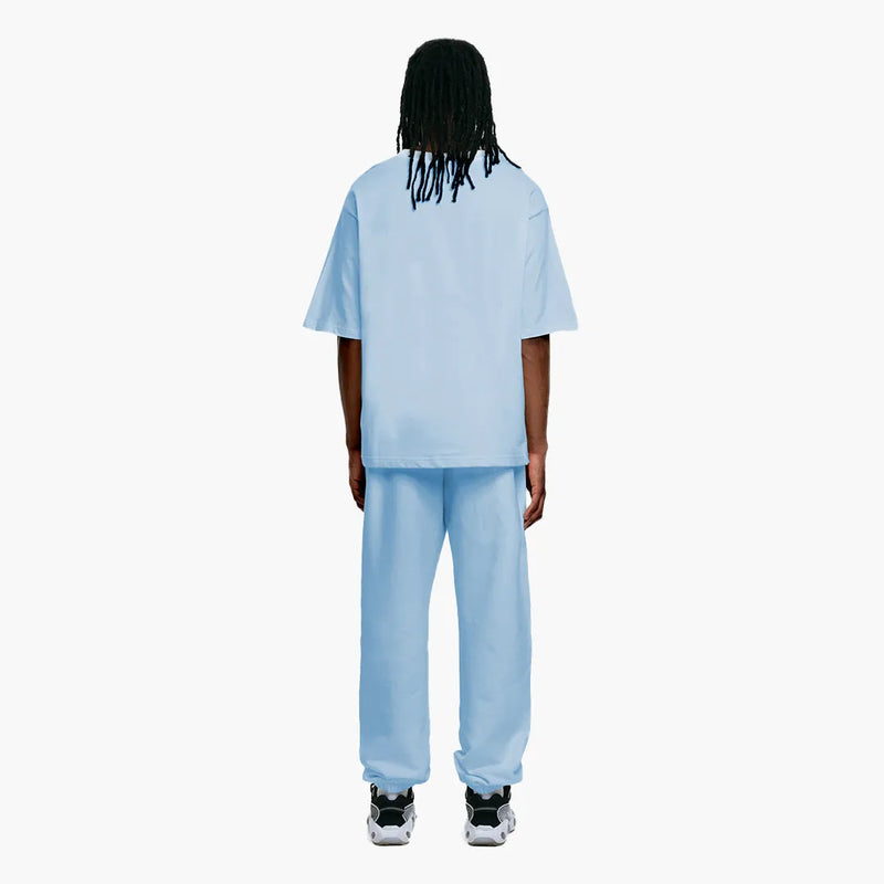 Low Lights Studios Basic Jogger Pants Sky Blue Model Rückseite