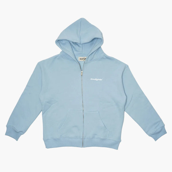 Low Lights Studios Light Zip Up Hoodie Sky Blue