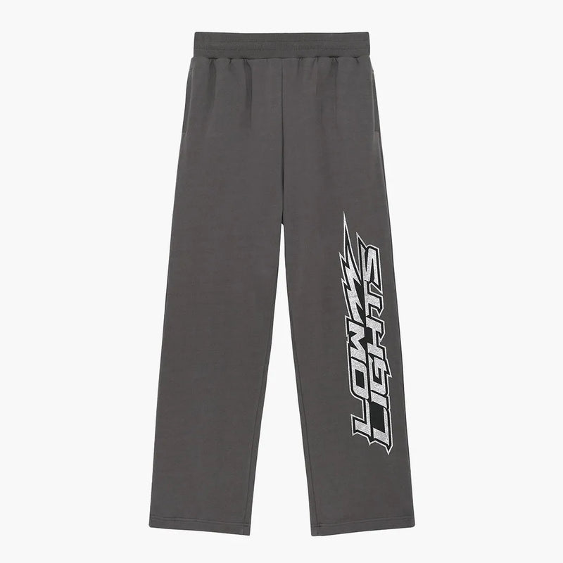 Low Lights Studios Lightning Jogger Pants Washed Grey