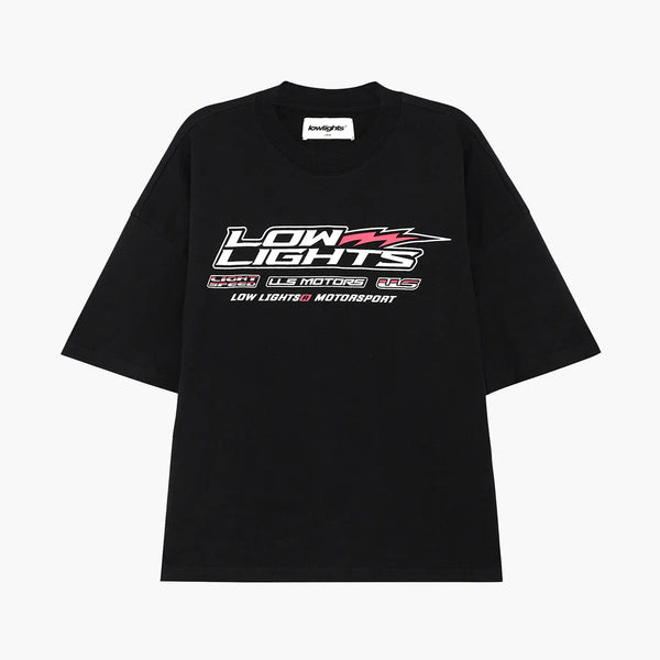 Low Lights Studios Motors Tee Black