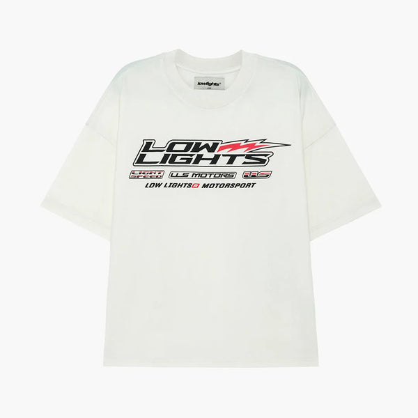 Low Lights Studios Motors Tee Ecru