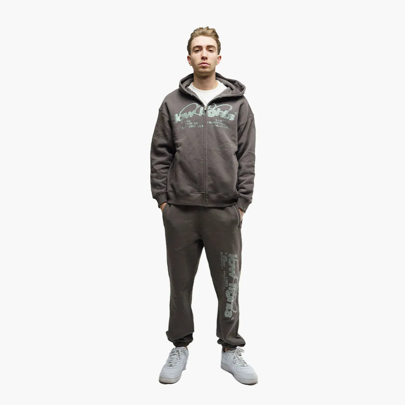 Low Lights Studios Ring Logo RS Jogger Washed Grey Model